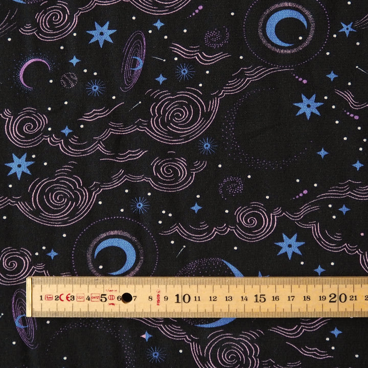 Fabric Godmother Cosmo Black Viscose Crepe Fabric – black viscose crepe