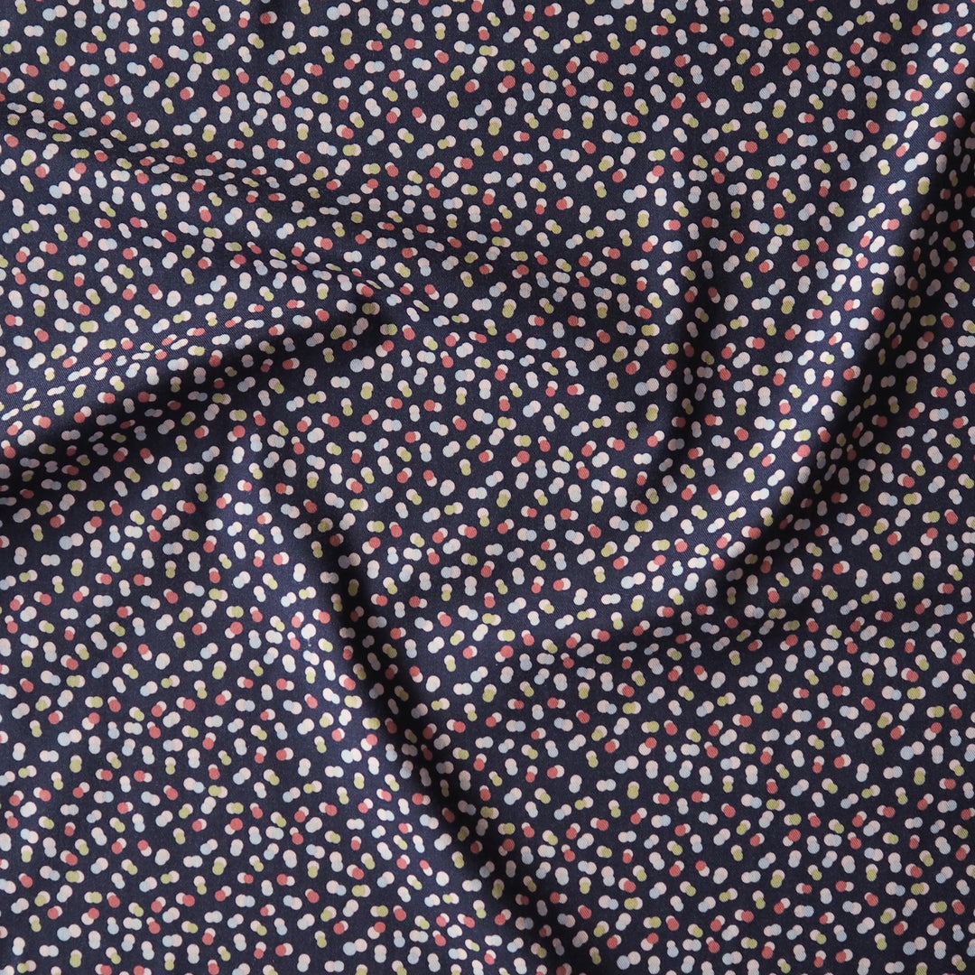 Confetti Sprinkle light cotton twill fabric with soft brushed surface