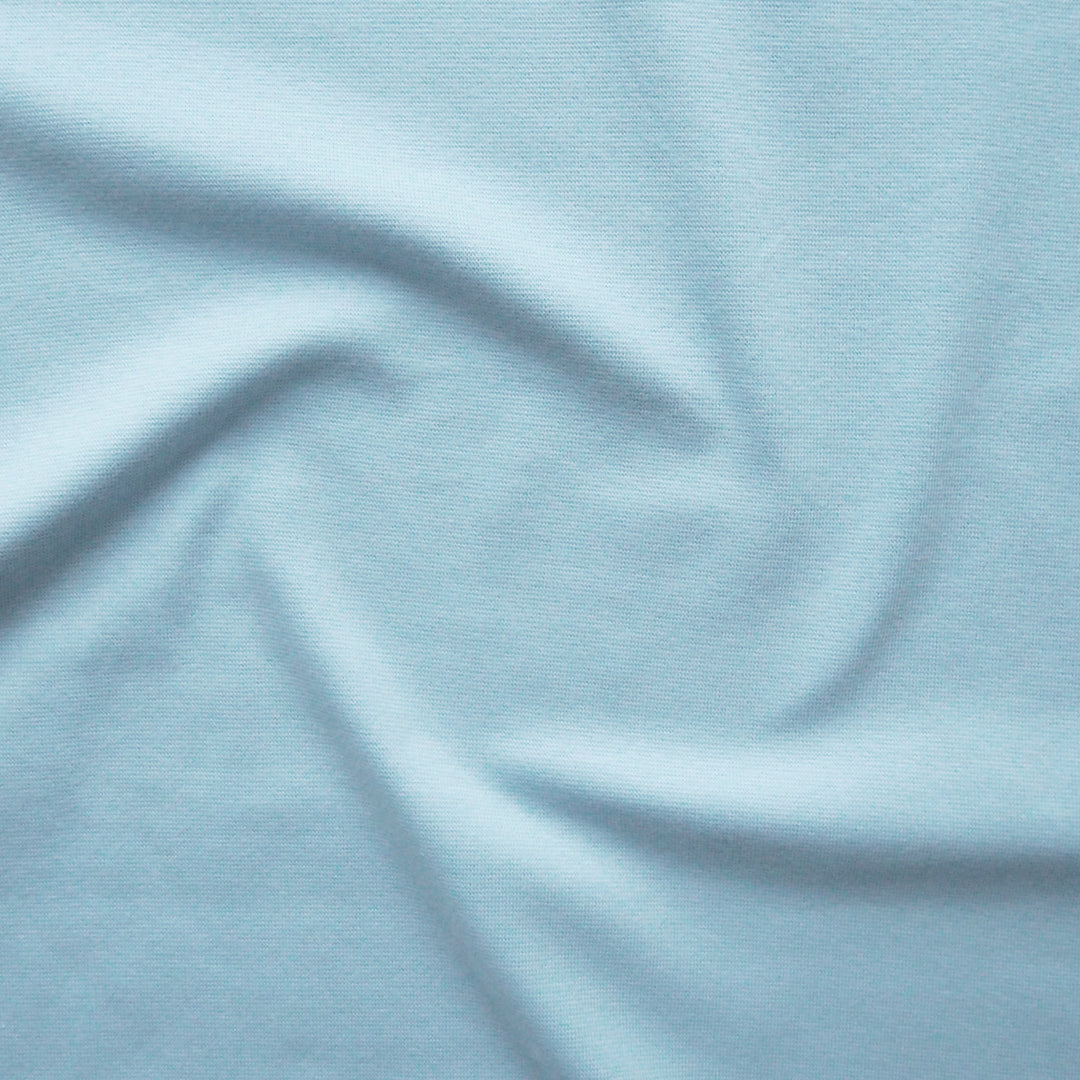 Light blue fabric with folds