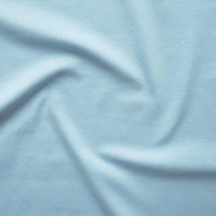 Light blue fabric with folds