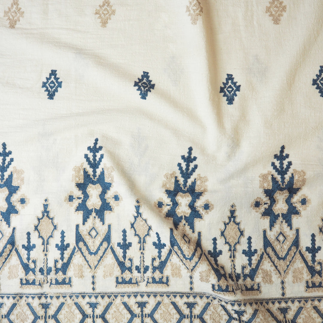 embroidered fabric for dresses uk Lightweight Dress Fabric | Embroidered Cotton Stripe
