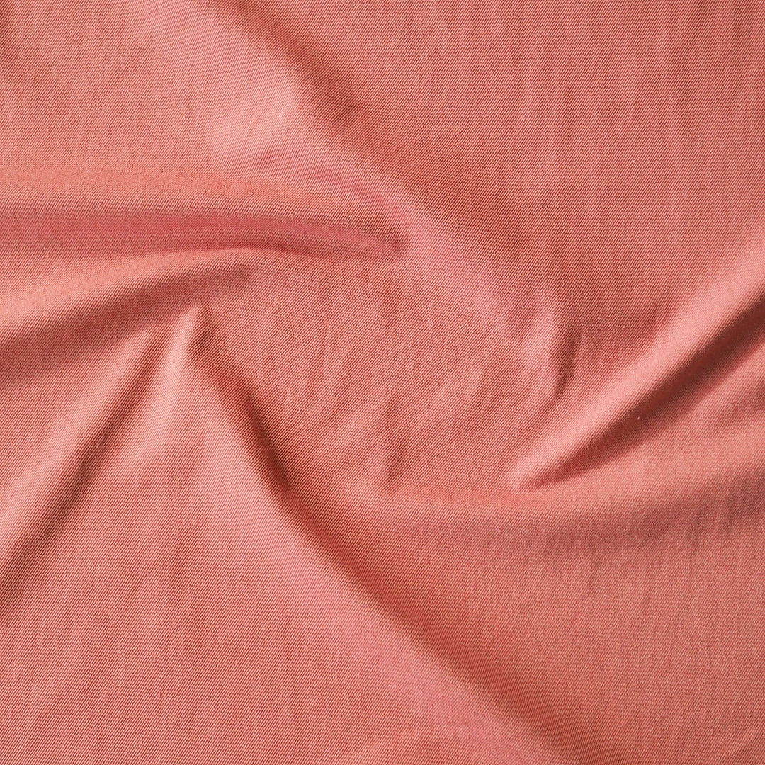 Old Pink Washed Rigid Cotton Denim Fabric