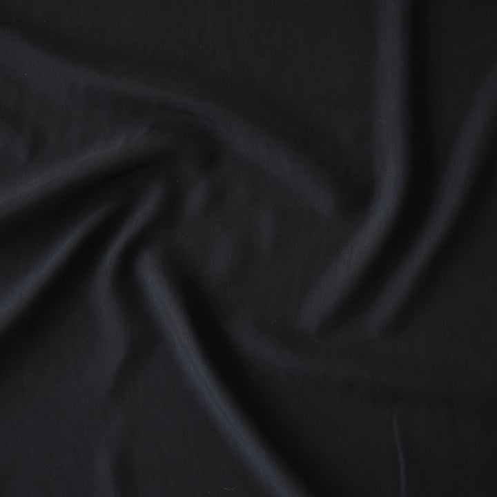 Black Peach Finish Silk Fabric for dressmaking