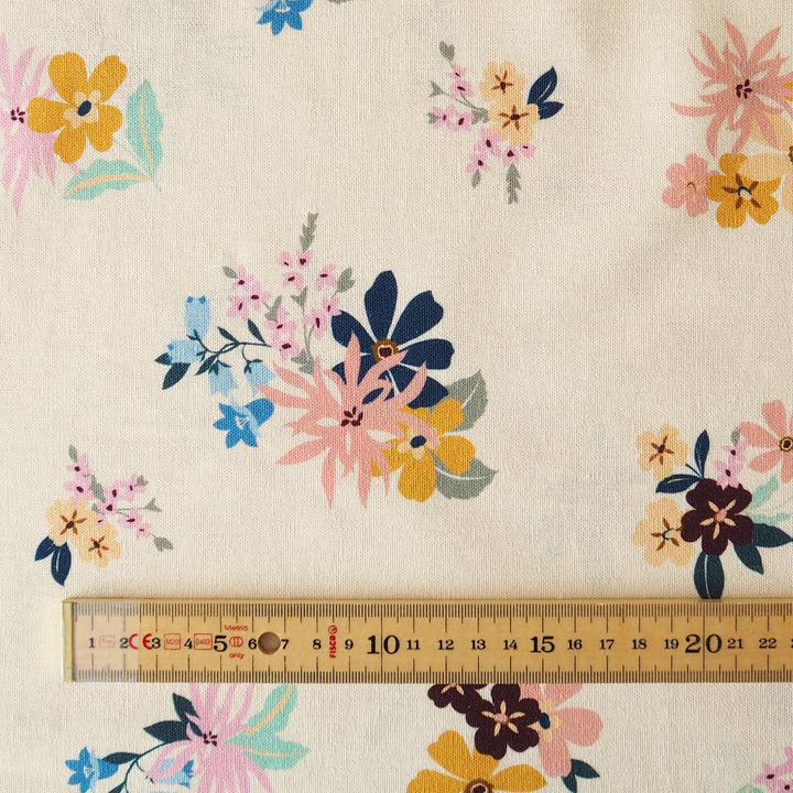 Flùr Posy Viscose Linen dressmaking fabric - exclusive to Guthrie & Ghani