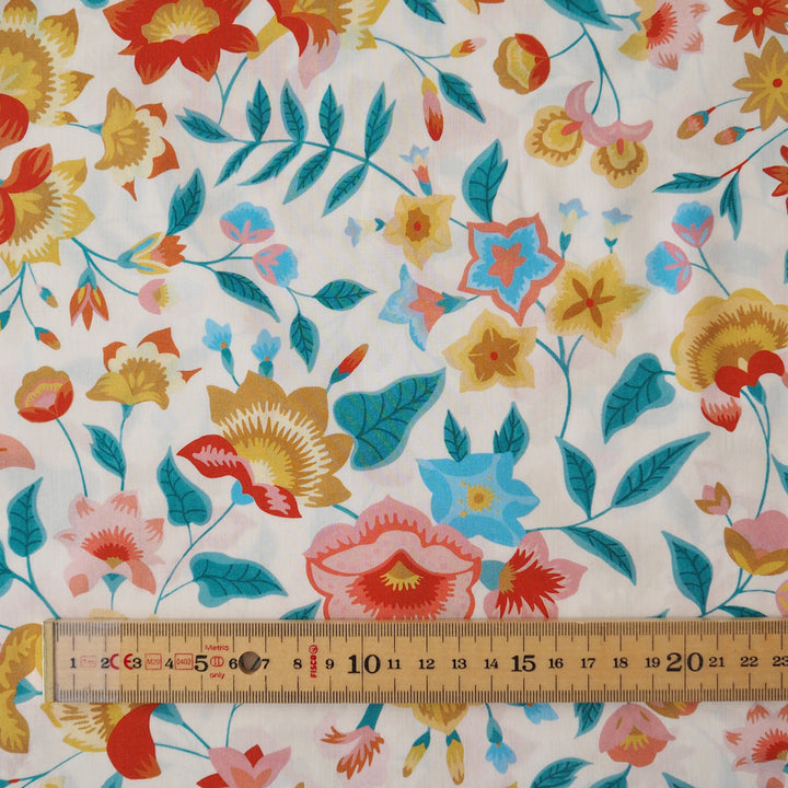 Liberty Fabrics Tana Cotton Lawn Fabric for dressmaking - Carnival Corsage A
