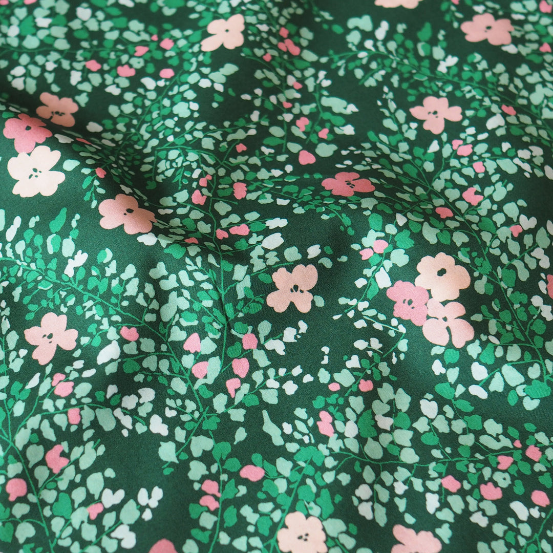 Liberty Fabrics Tana Cotton Lawn Fabric for dressmaking - Fluttering Buds A