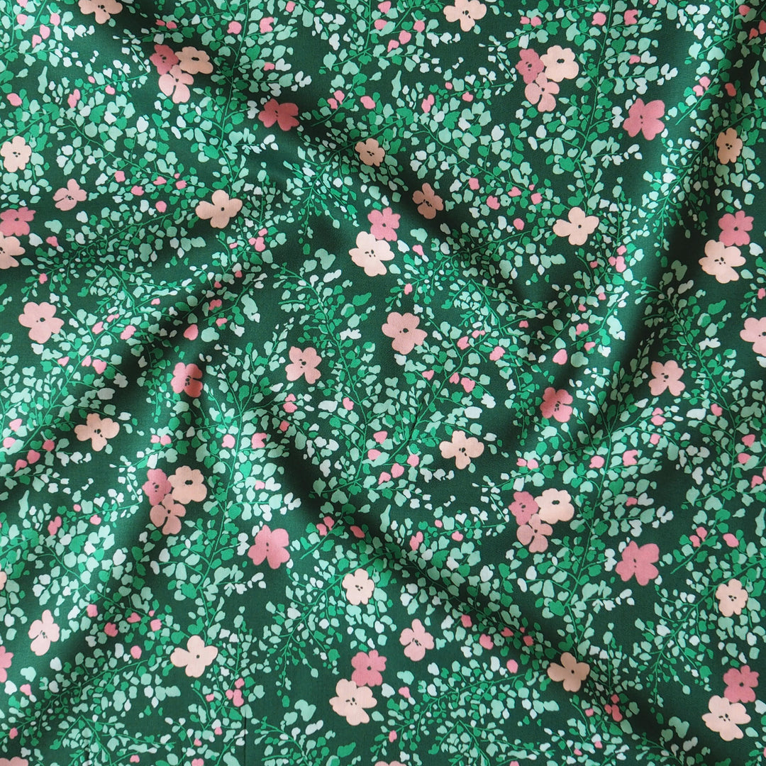 Liberty Fabrics Tana Cotton Lawn Fabric for dressmaking - Fluttering Buds A