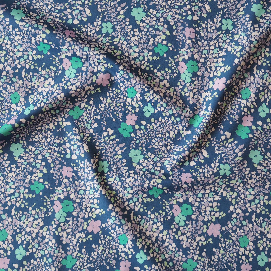 Liberty Fabrics Tana Cotton Lawn Fabric for dressmaking - Fluttering Buds B