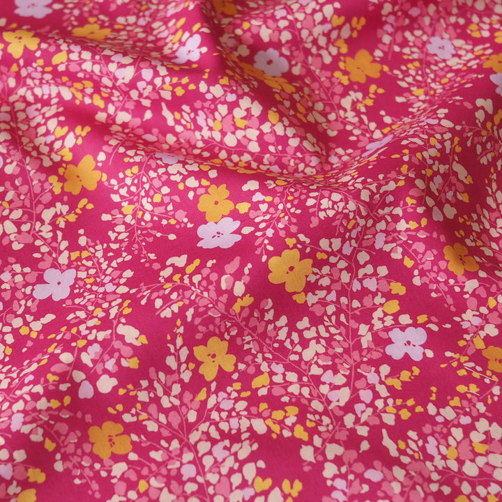 Liberty Fabrics Tana Cotton Lawn Fabric for dressmaking - Fluttering Buds C