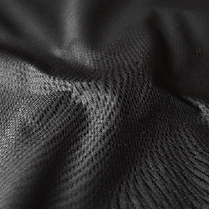 Black Cotton Pocketing Fabric for dressmaking