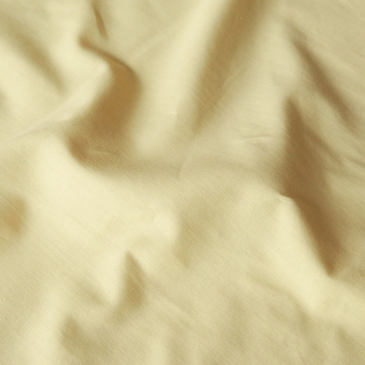 Fabric Godmother Butter Yellow Palma Cotton Lawn Fabric for dressmaking