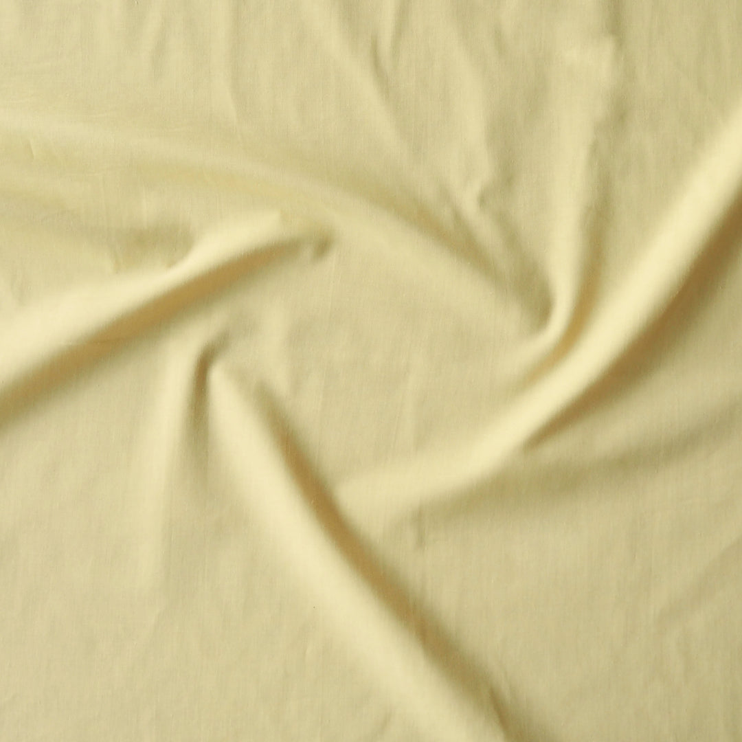 Fabric Godmother Butter Yellow Palma Cotton Lawn Fabric for dressmaking