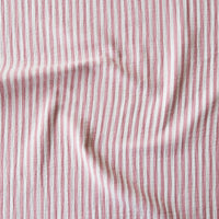 Carnation Simple Stripe Yarn Dyed Cotton Double Gauze Fabric