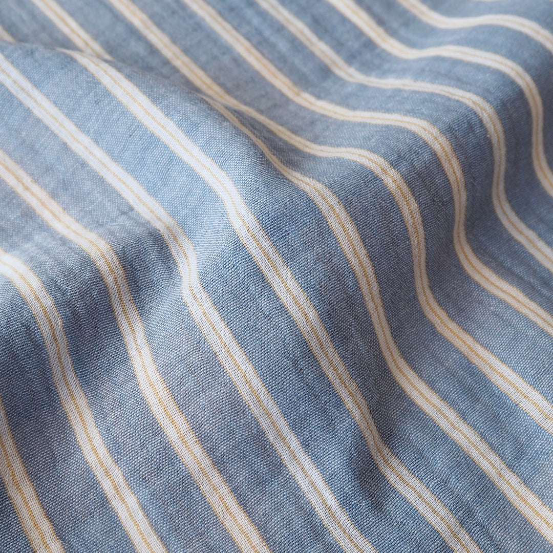 Tranquil Reversible Cotton Double Gauze Fabric for dressmaking