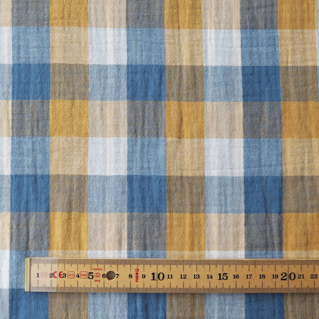 Tranquil Reversible Cotton Double Gauze Fabric for dressmaking