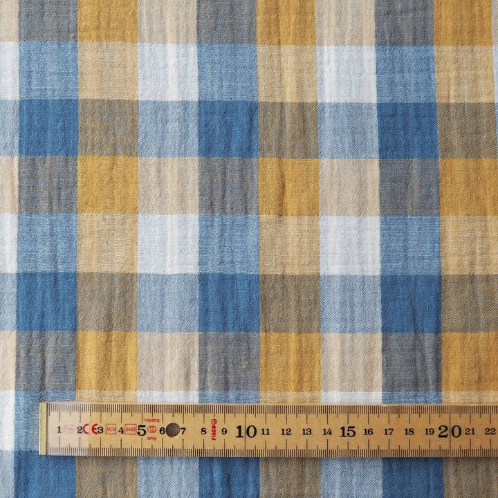 Tranquil Reversible Cotton Double Gauze Fabric for dressmaking