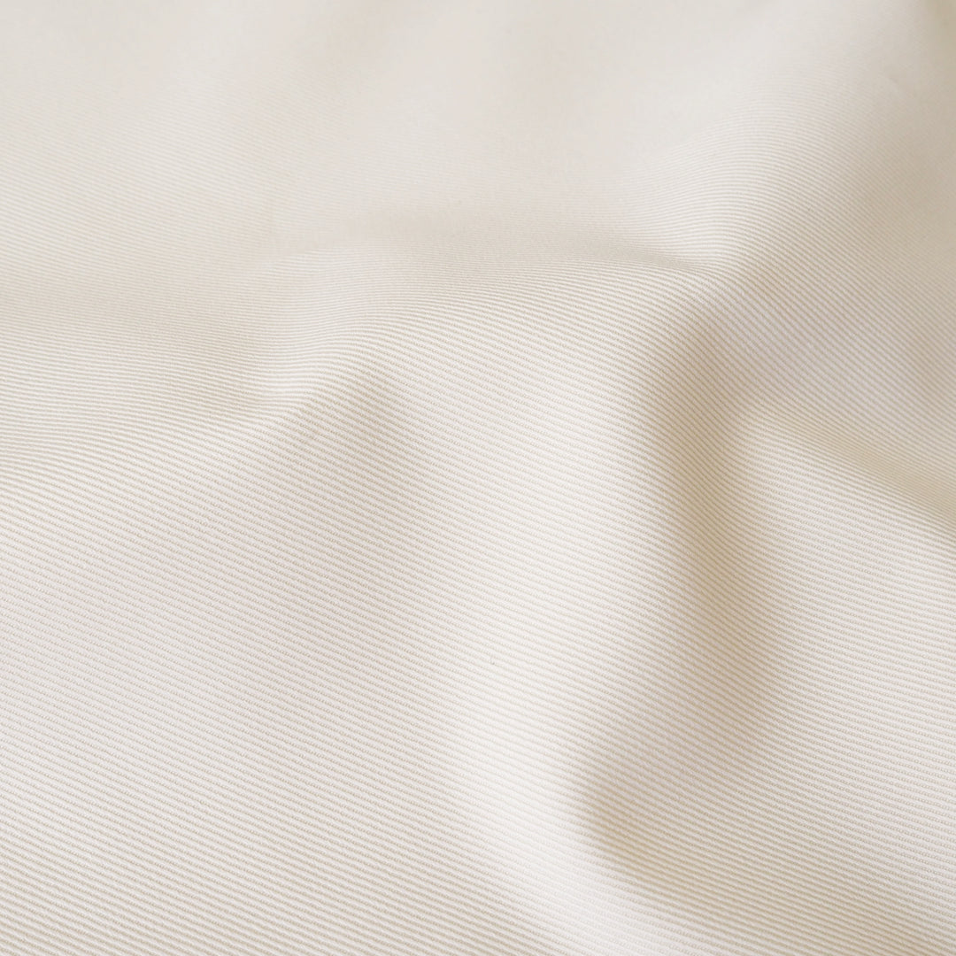 Cream Stretch Cotton Twill dressmaking Fabric