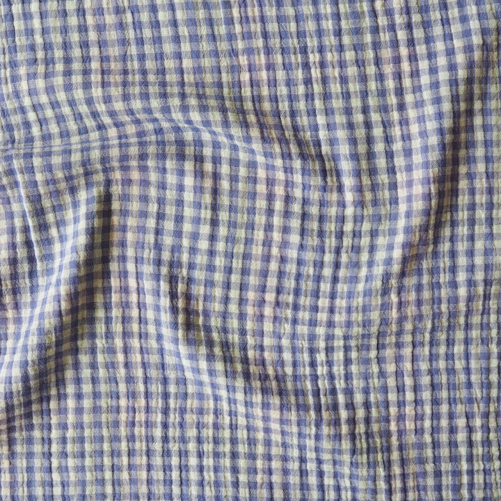 Foxglove Fields Reversible Cotton Double Gauze Fabric for dressmaking