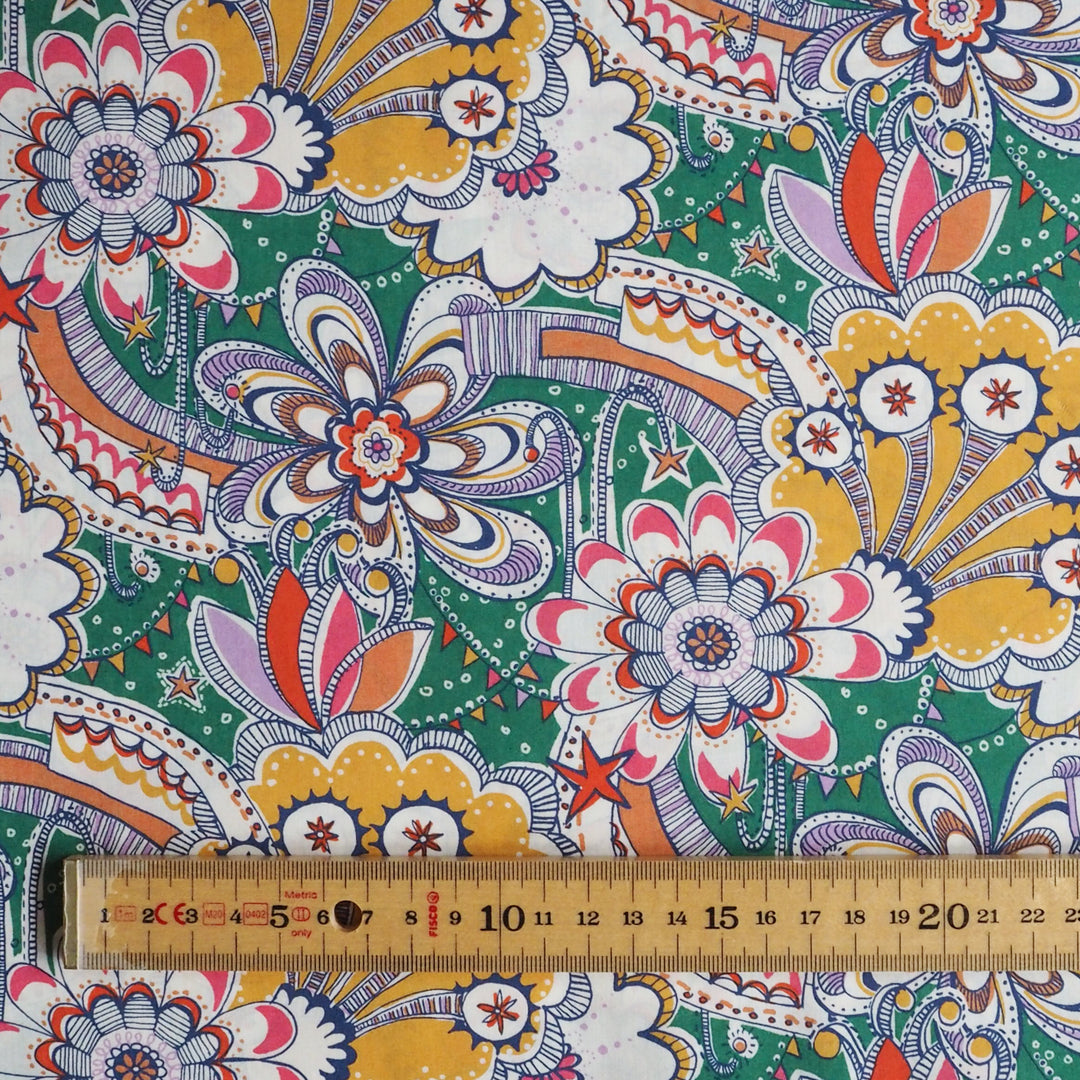Liberty Fabrics Tana Cotton Lawn dressmaking Fabric - Firework Garden B