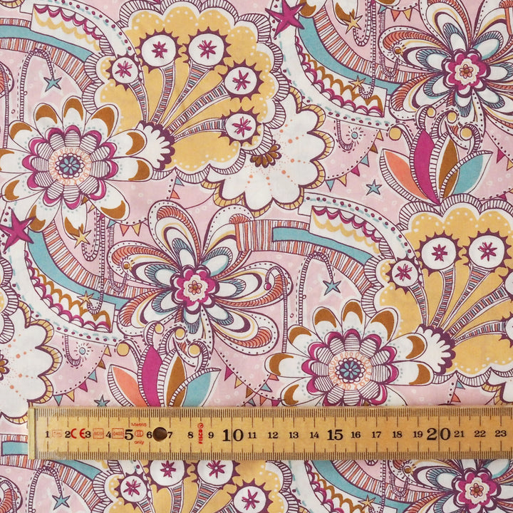 Liberty Fabrics Tana Cotton Lawn dressmaking Fabric - Firework Garden C