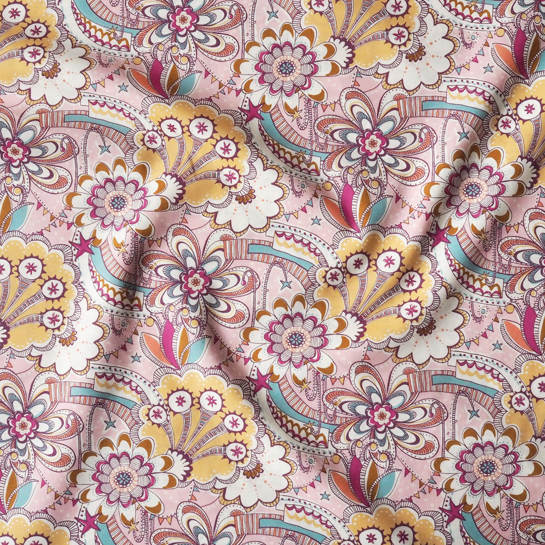 Liberty Fabrics Tana Cotton Lawn dressmaking Fabric - Firework Garden C
