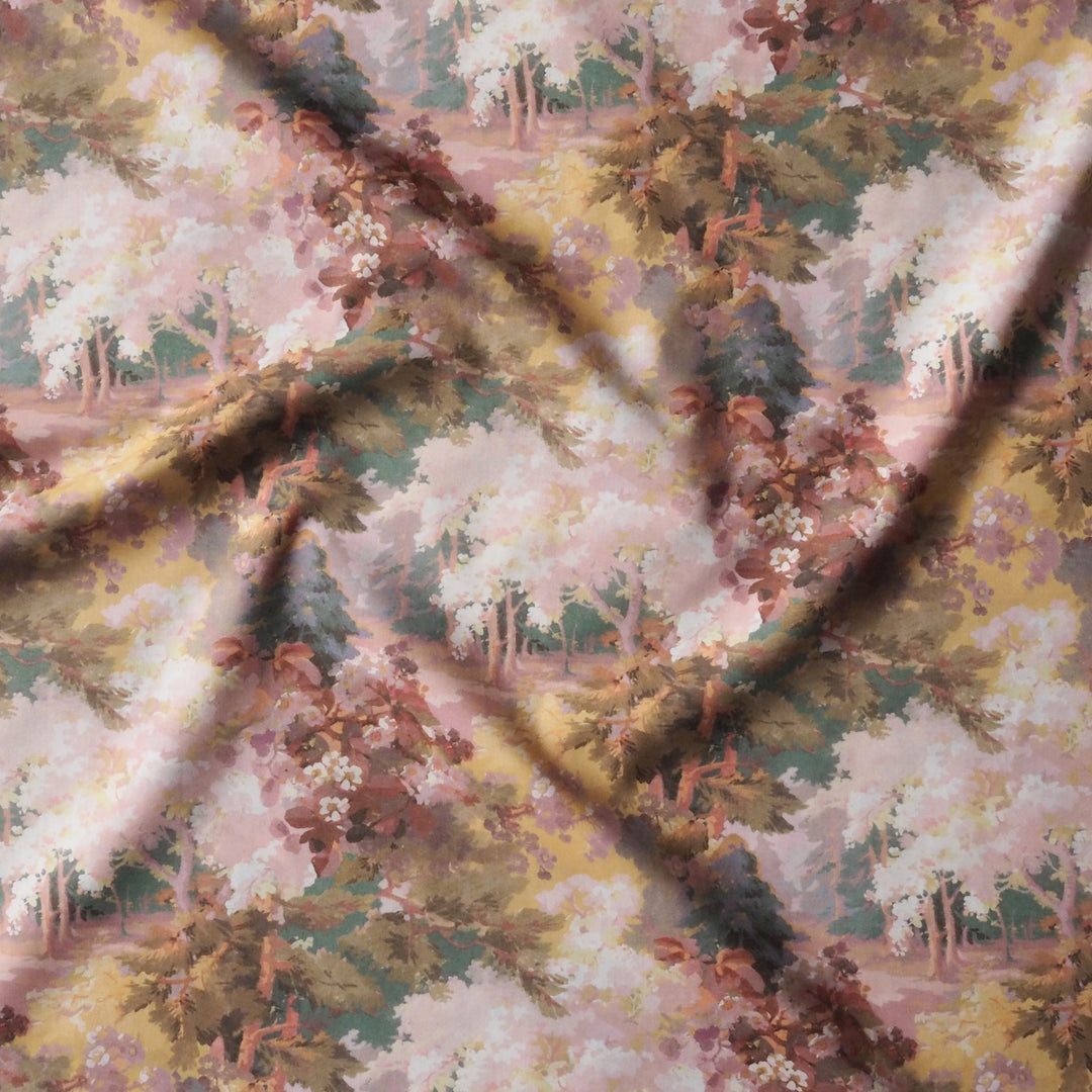 Liberty Fabrics Tana Cotton Lawn dressmaking Fabric - Autumnal Arboretum B