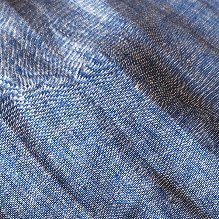 Azure Coast Yarn Dyed Georgio Linen Fabric