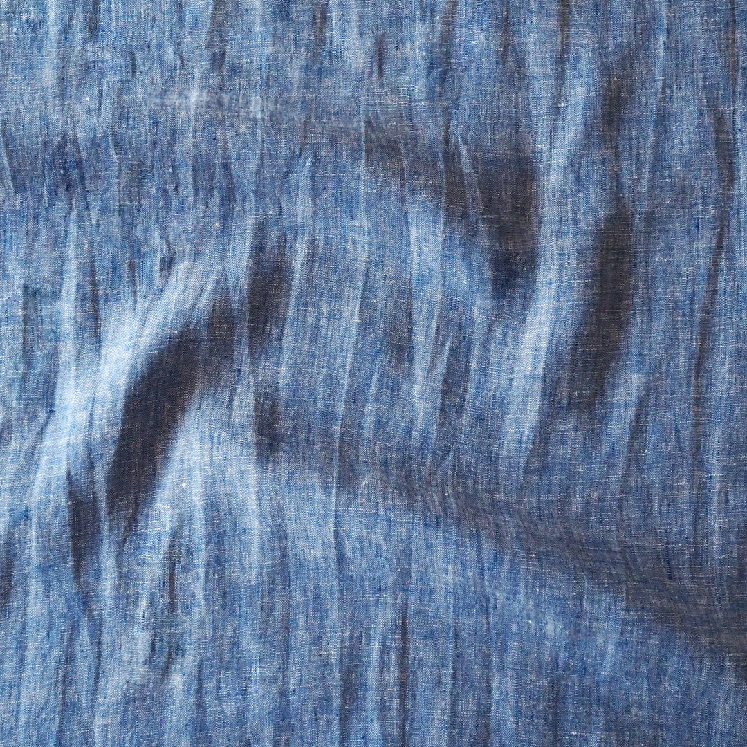 Azure Coast Yarn Dyed Georgio Linen Fabric