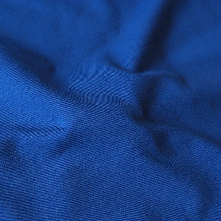 Cobalt Cotton Fleeceback Sweatshirt Fabric