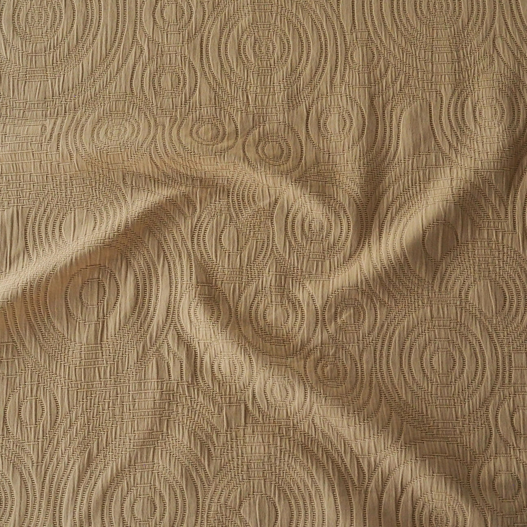 Lauren's Caiplie Jacket in Sand Cairn Circles Cotton Jacquard