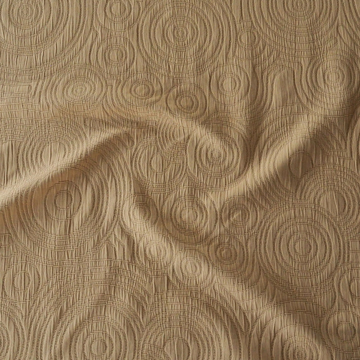 Lauren's Caiplie Jacket in Sand Cairn Circles Cotton Jacquard