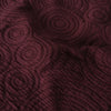 Burgundy Cairn Circles Cotton Jacquard swatch