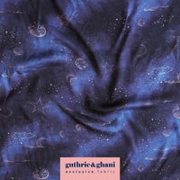 Afterlight Viscose Twill Sateen Fabric - Guthrie & Ghani Exclusive