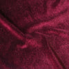 Wine Stretch Velour Fabric swatch