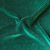 Emerald Stretch Velour Fabric swatch