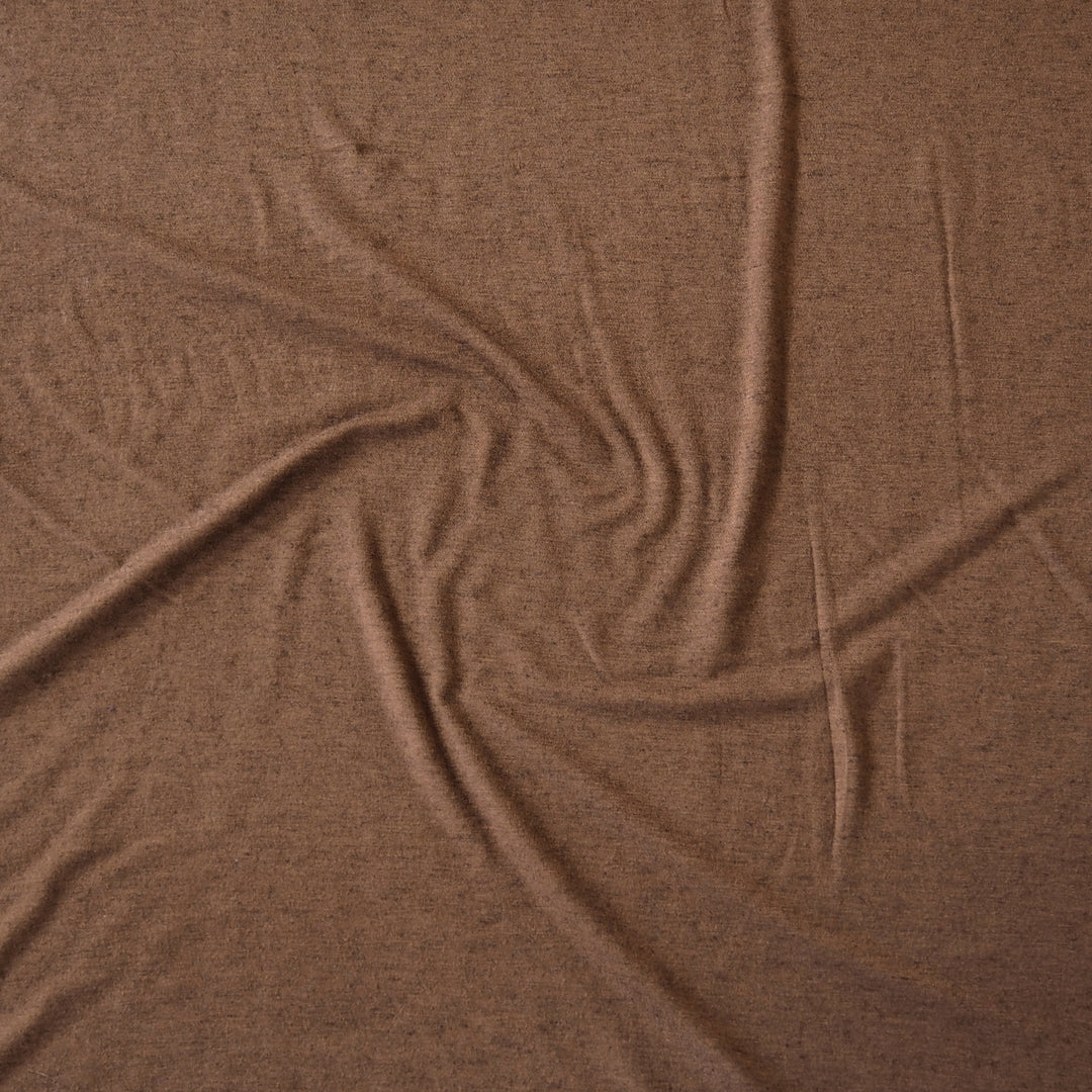 Sepia Lightweight Viscose Wool Jersey Fabric