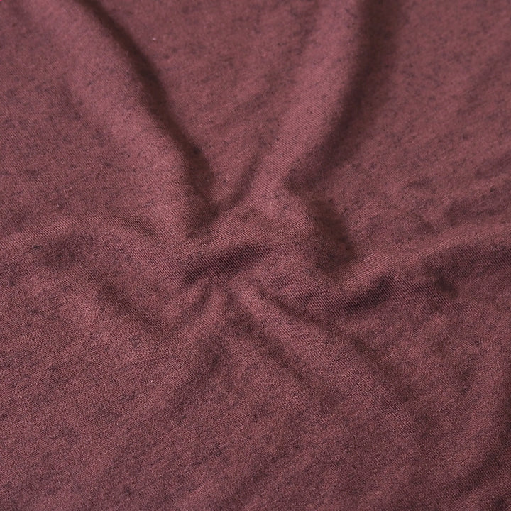 Merlot Lightweight Viscose Wool Jersey Fabric