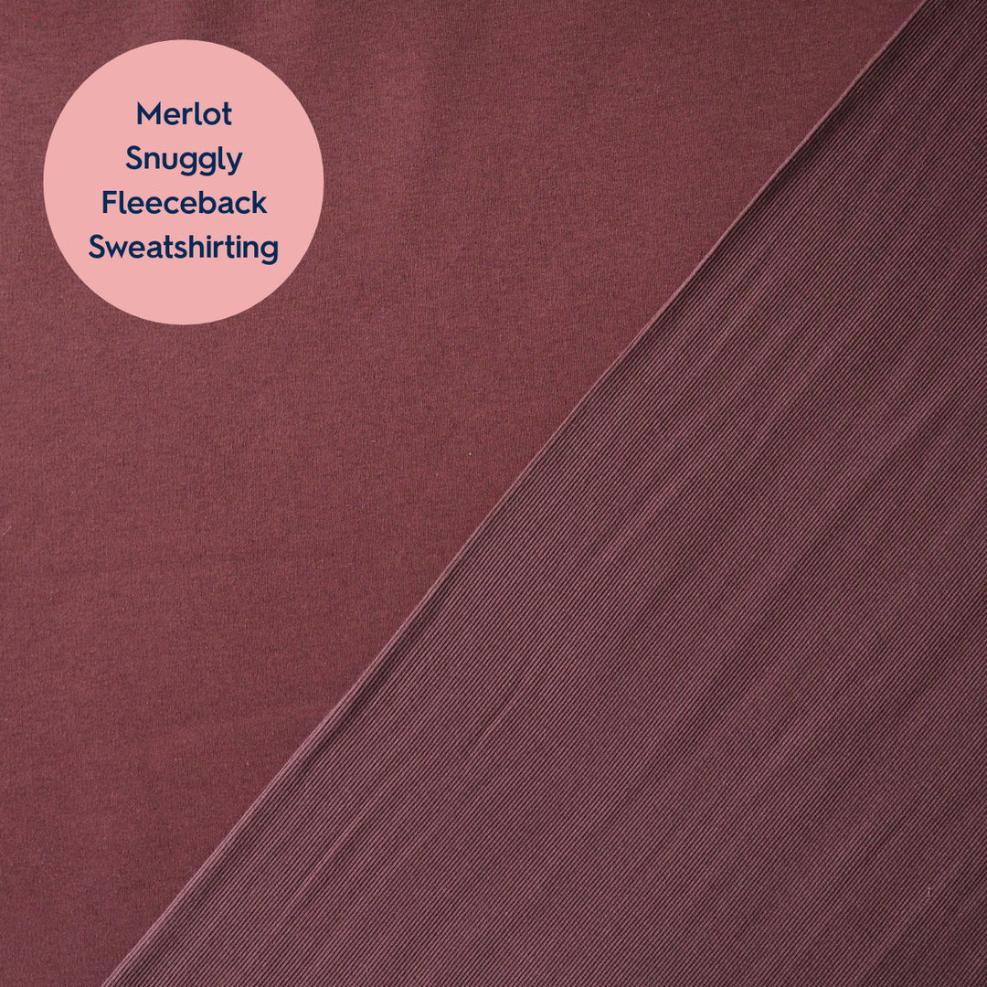 Merlot 2x2 Cotton Tubular Ribbing Fabric