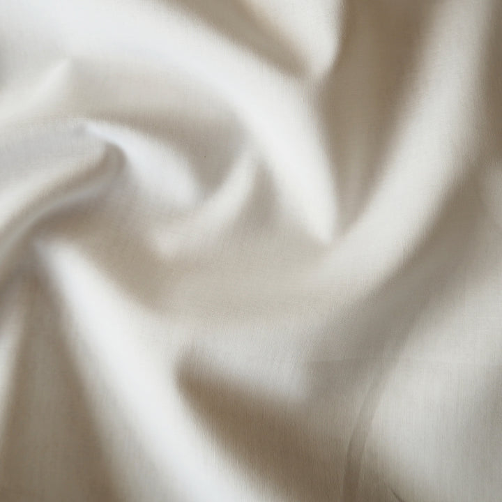 Cream Cotton Voile Lining Fabric – soft and lightweight 100% cotton perfect for lining dresses and blouses