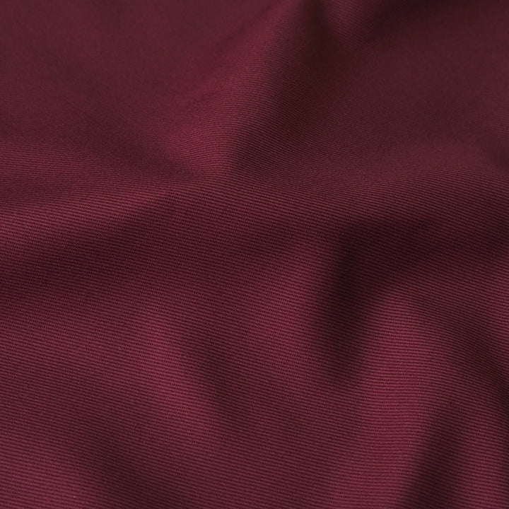 Sevenberry bordeaux red cotton twill drill fabric, perfect for dressmaking and other sewing projects.