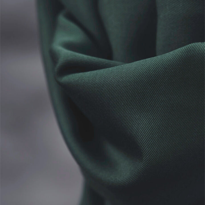 Bottle Green Meet Milk Smooth Drape Tencel Twill Fabric – deep green Tencel twill