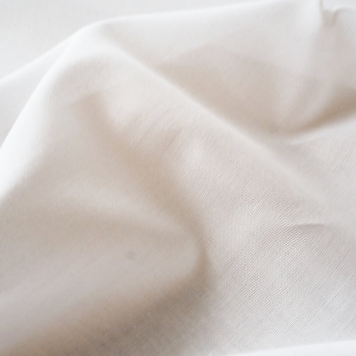 White Cotton Voile Lining Fabric – soft, lightweight 100% cotton perfect for lining and layering garments