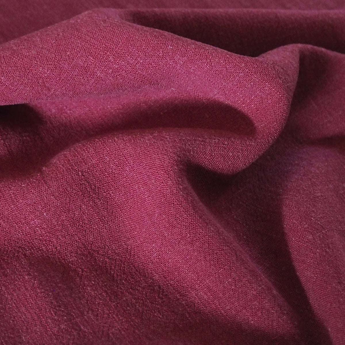 Fabric Raspberry Compound Raspberry Viscose Linen Fabric | Guthrie & Ghani