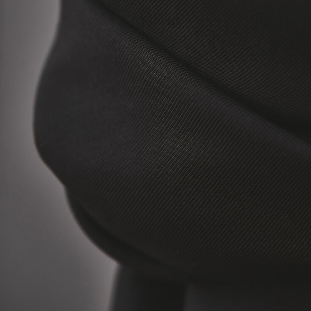 Black Meet Milk Smooth Drape Tencel Twill Fabric – black Tencel twill for dressmaking