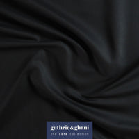 Black Sanded Cotton Twill Fabric