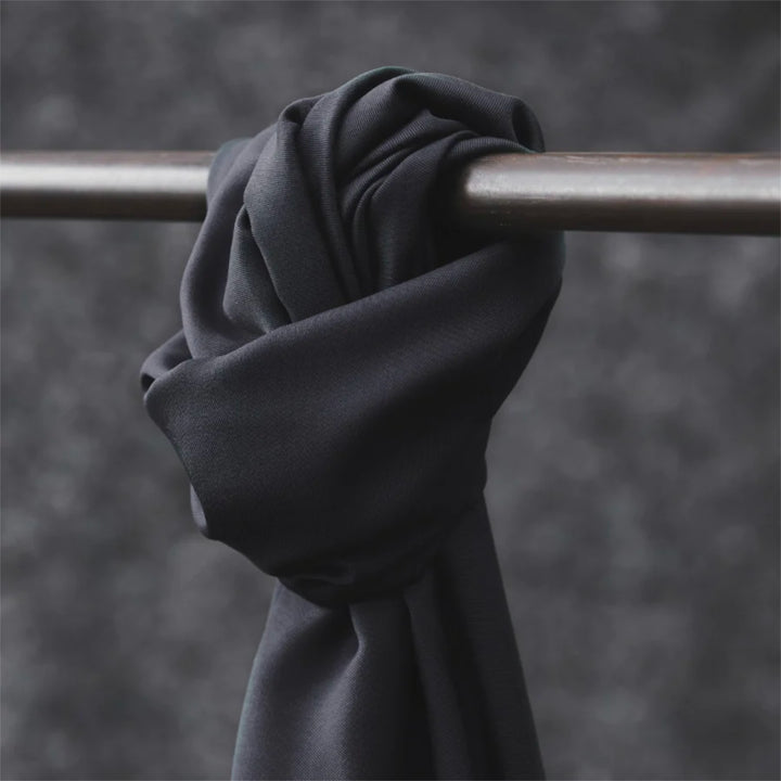 Dark Navy Meet Milk Smooth Drape Tencel Twill Fabric – navy twill for dressmaking