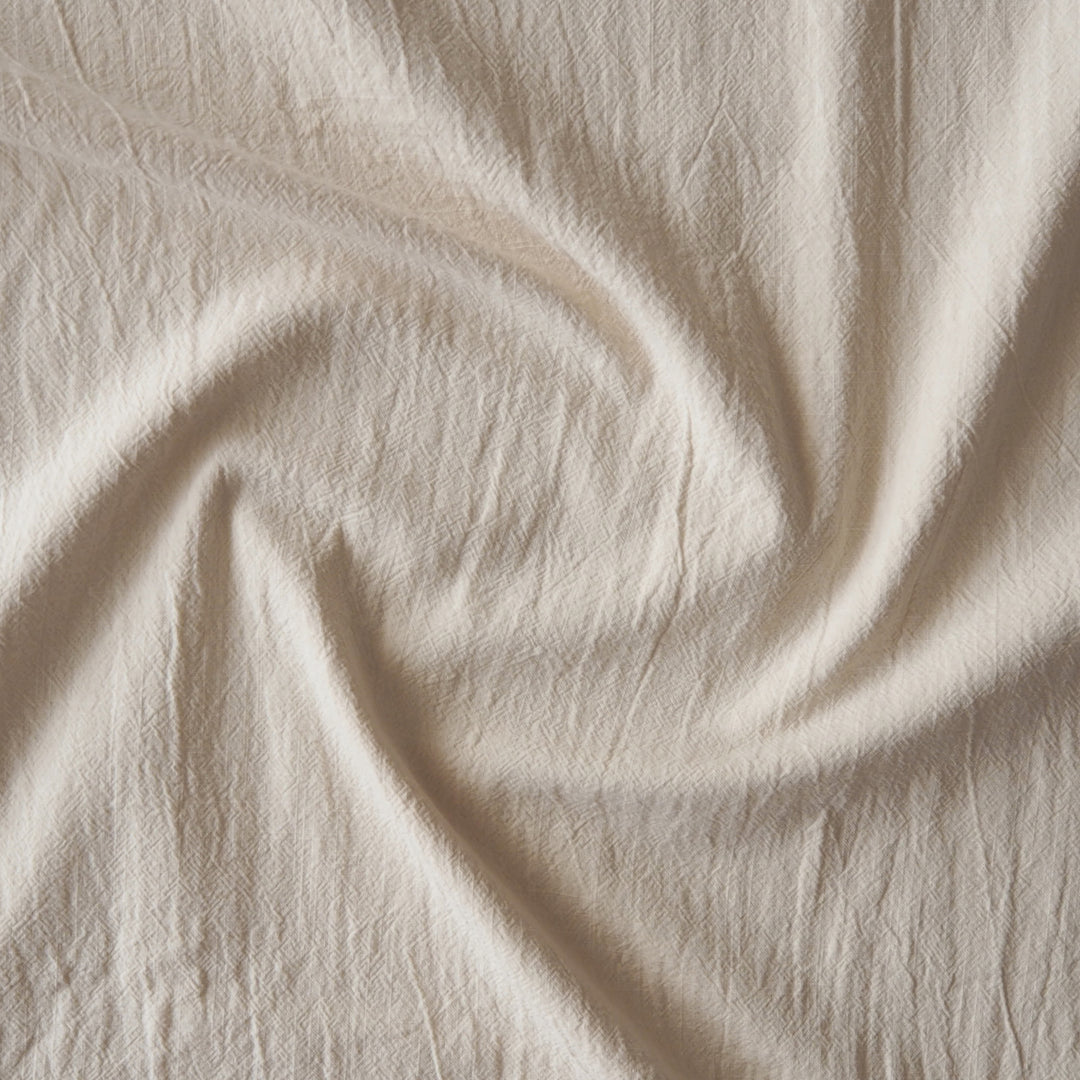 Vintage Cream Textured Cotton Fabric – Guthrie Ghani
