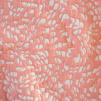 Coral Terrazzo Woven Jacquard Fabric