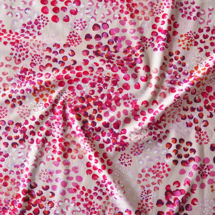 Pink Chicacheetah Cotton French Terry Fabric – Guthrie & Ghani Exclusive