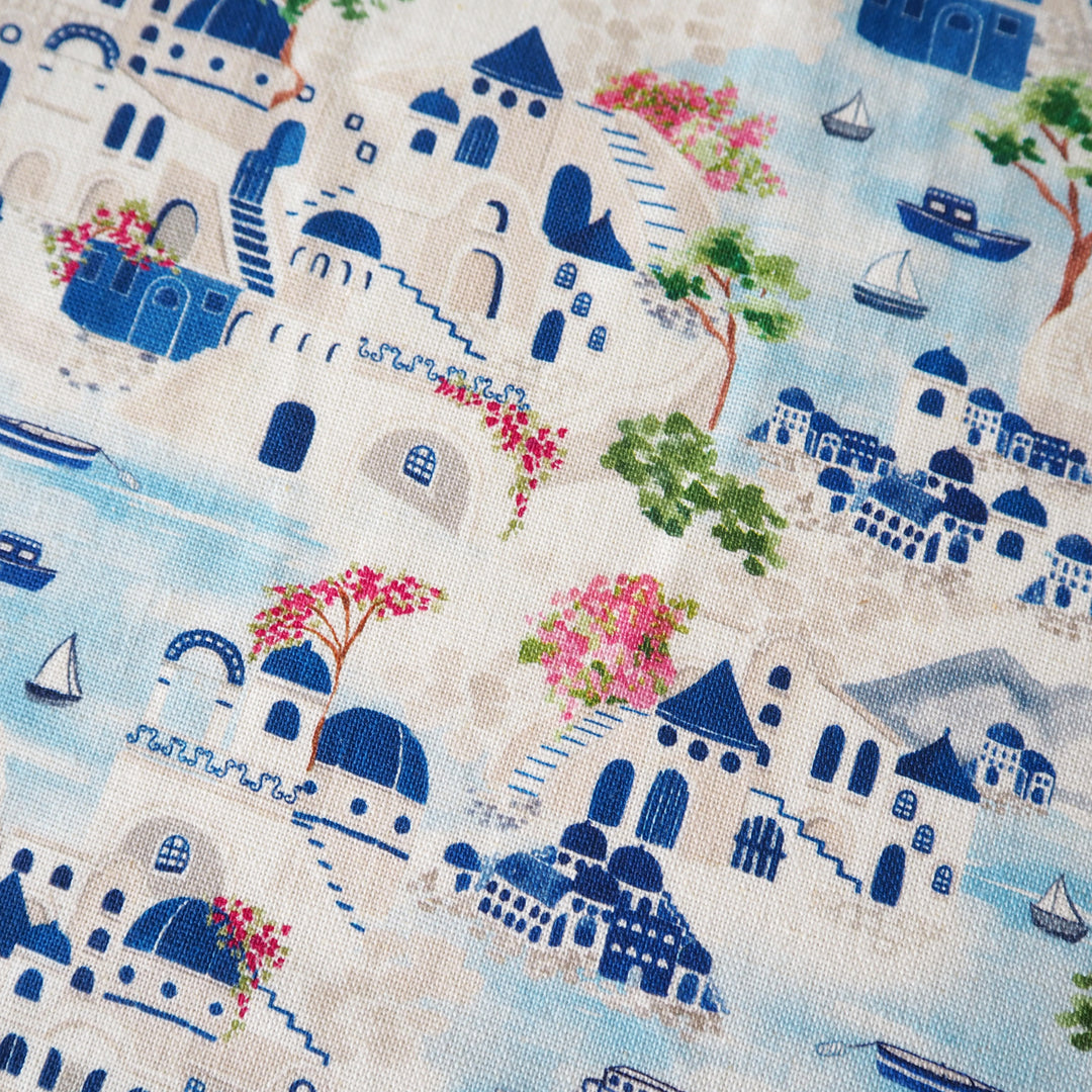 Bougainvillea Island Viscose Linen Fabric - Guthrie & Ghani Exclusive